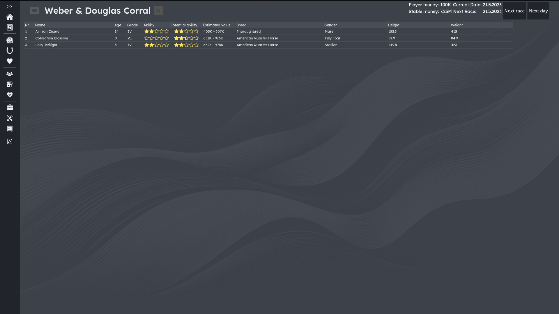 Horse Racing Manager #11