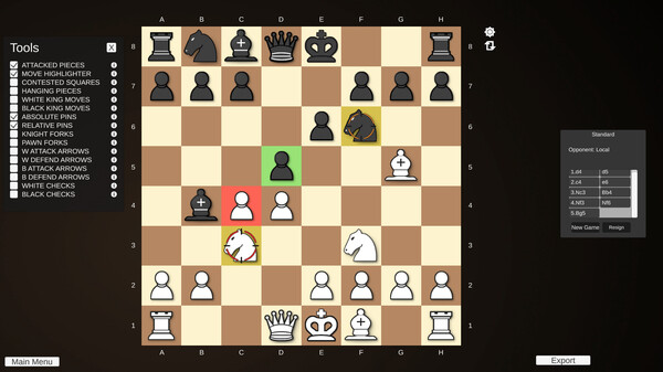 Chess Tools game for Linux 1