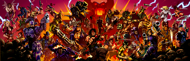 Indie Retro News: BROFORCE - An epic 2D action platformer with GORE!