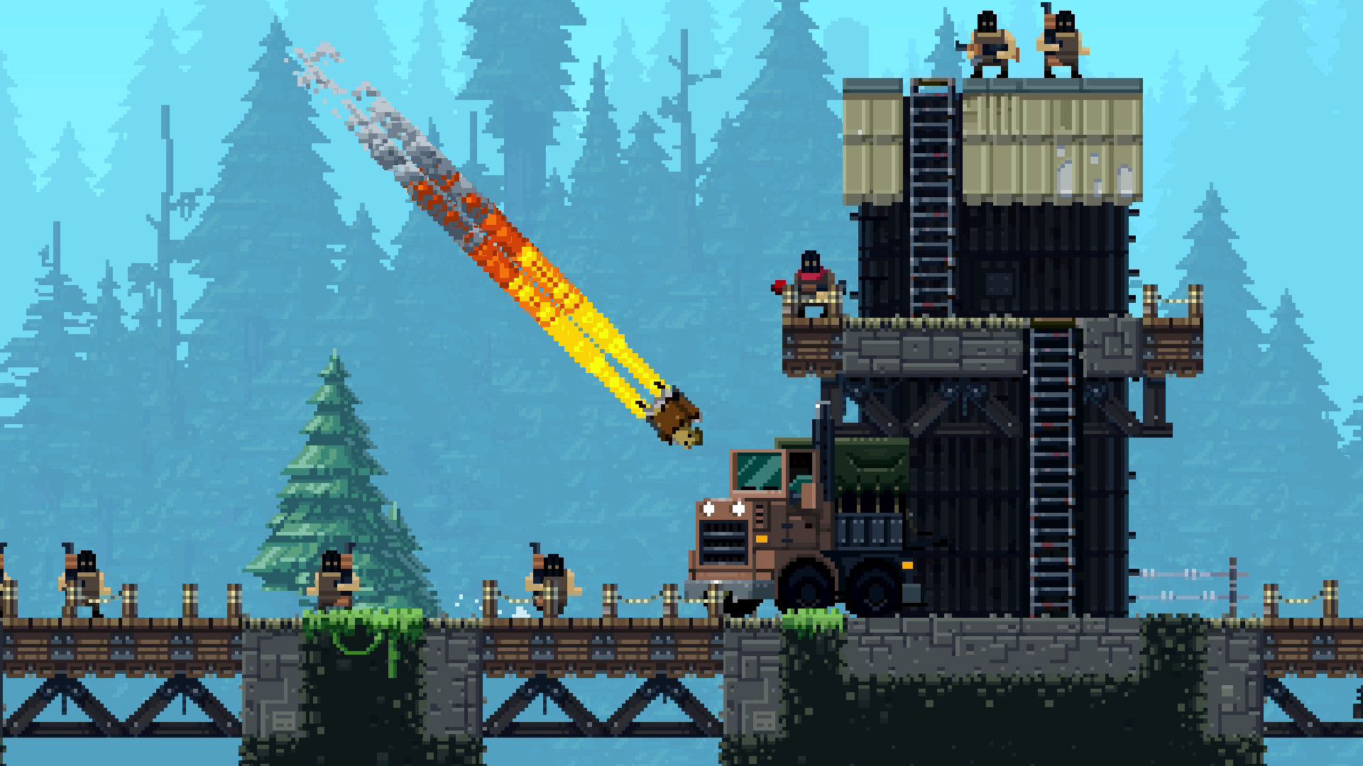 Pode rodar o jogo Broforce?