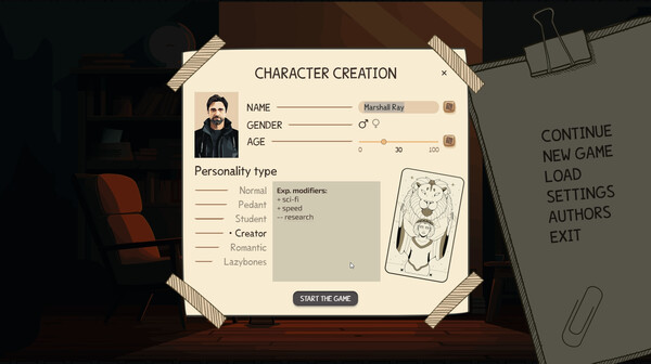Writer's Rush game for Linux 1