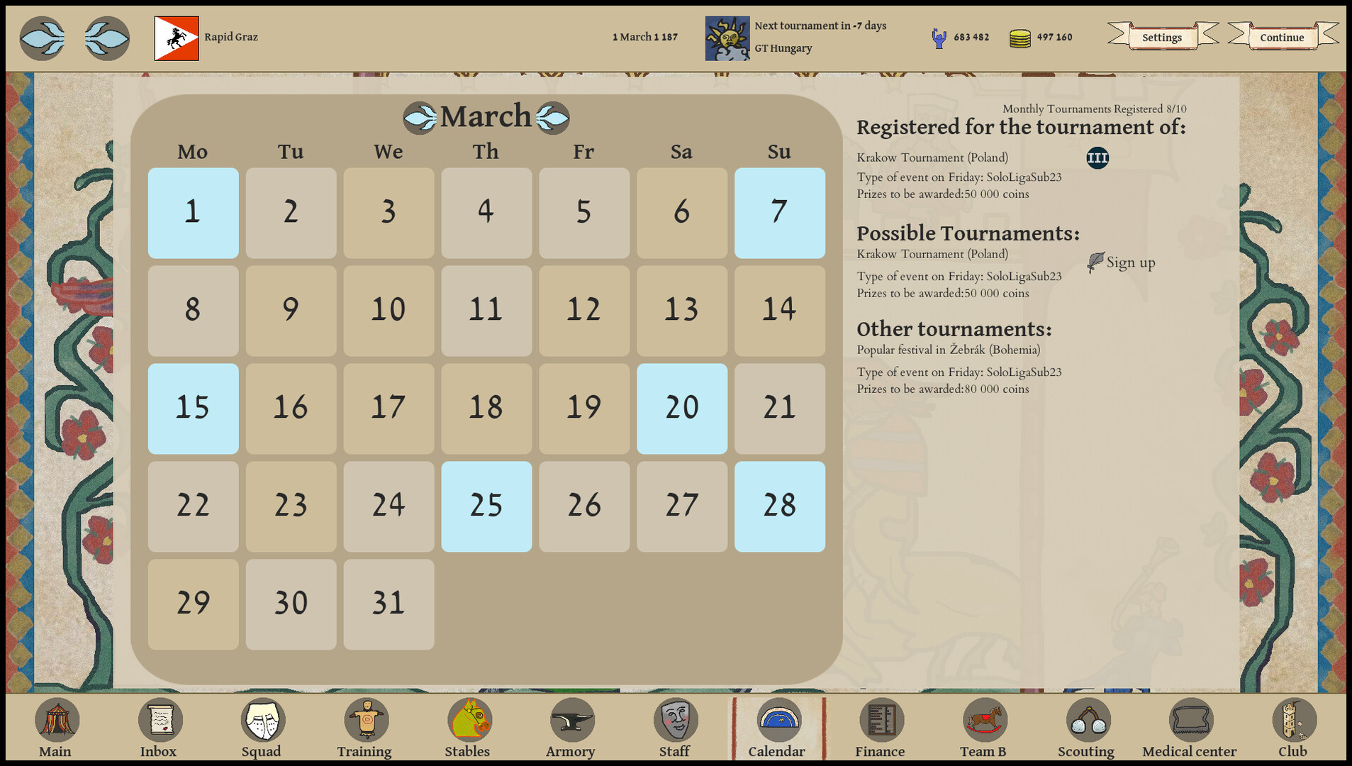 Jousting Manager #10