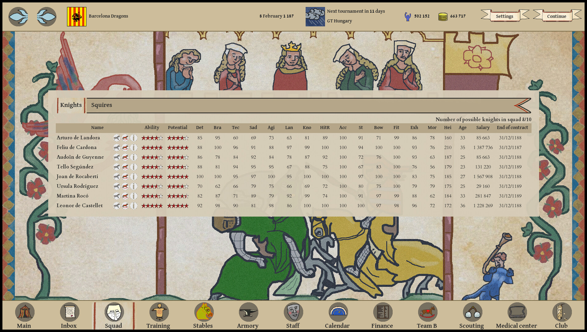 Jousting Manager #11