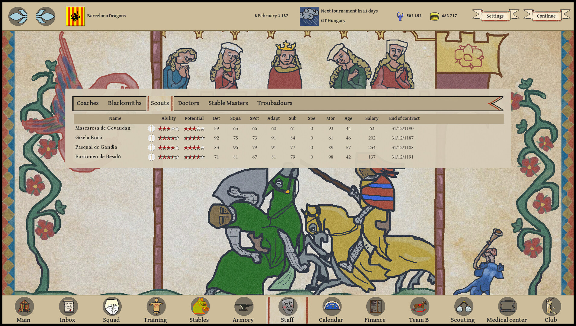 Jousting Manager #12