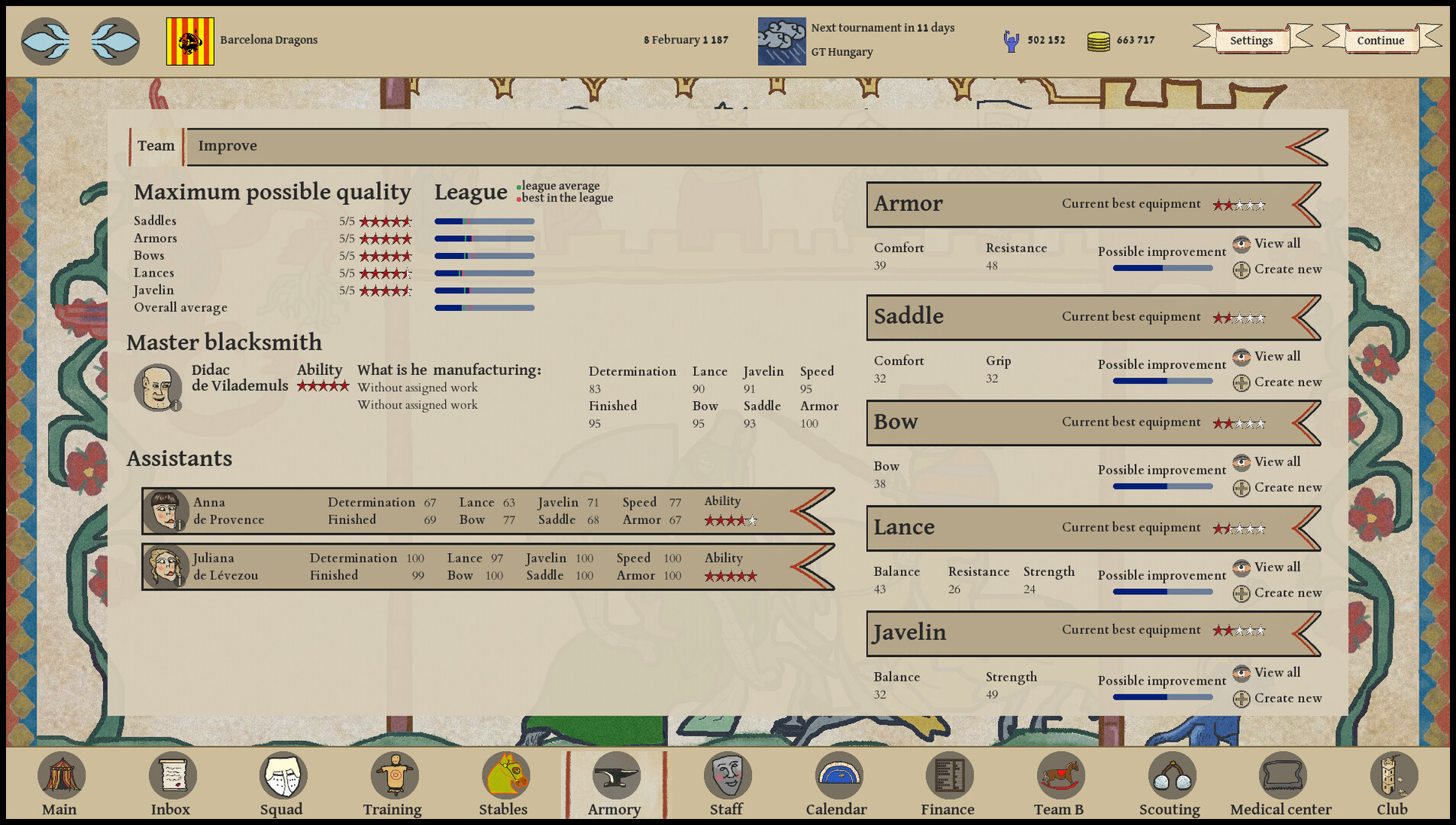 Jousting Manager #2