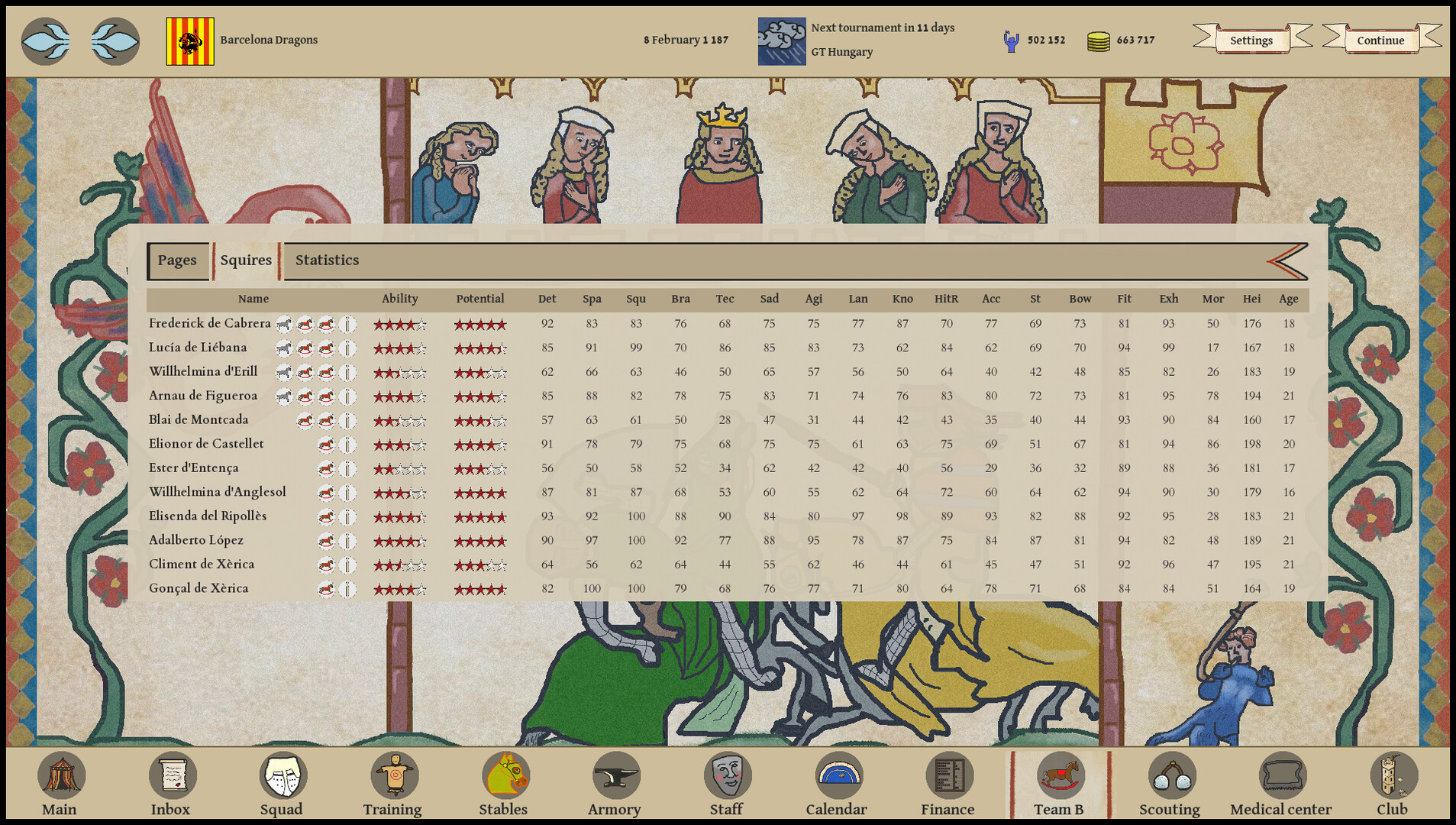 Jousting Manager #13