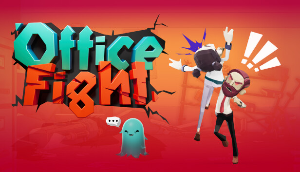Imagen de la cápsula de "Office Fight: Overtime" que utilizó RoboStreamer para las transmisiones en Steam