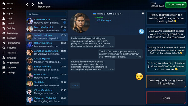 Скриншот из Esports Manager 2026 Скриншот из Esports Manager 2026
