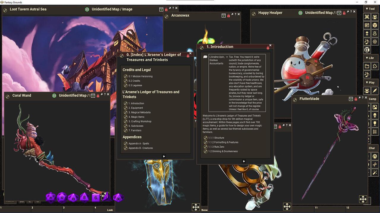 Fantasy Grounds - L'Arsene's Ledger of Treasures and Trinkets #0