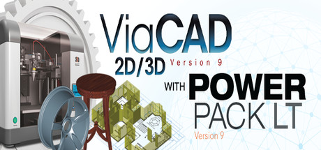 Punch! ViaCAD 2D/3D v9 + 3D Printing PowerPack LT header image