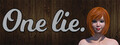 One Lie logo