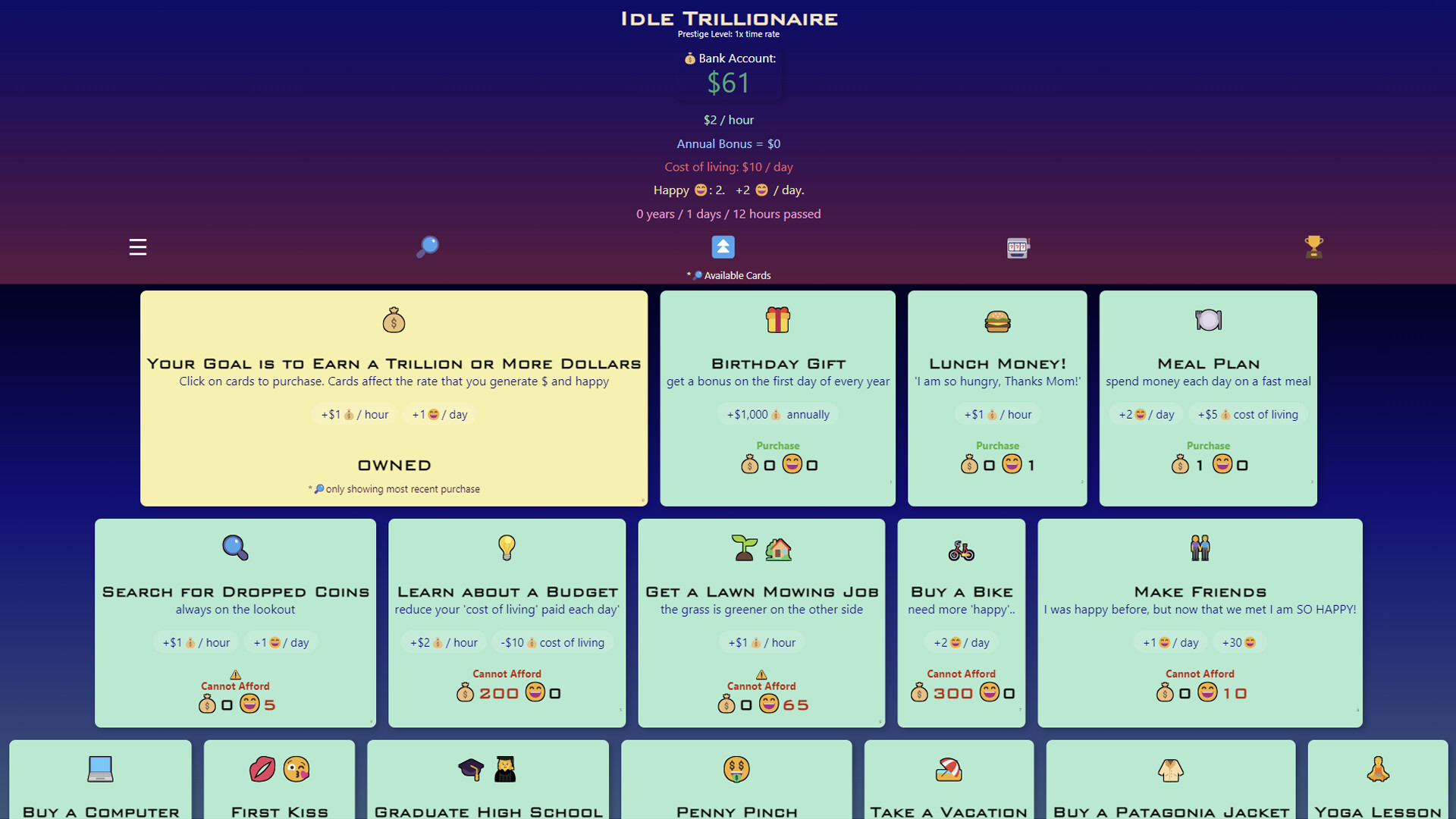 Idle Trillionaire screenshot 1
