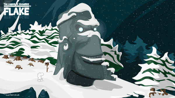 Скриншот из FLAKE The Legend of Snowblind