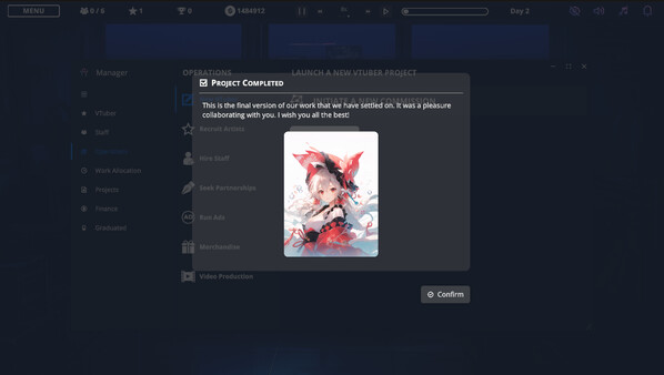 VTuber Manager game for windows Pc 1