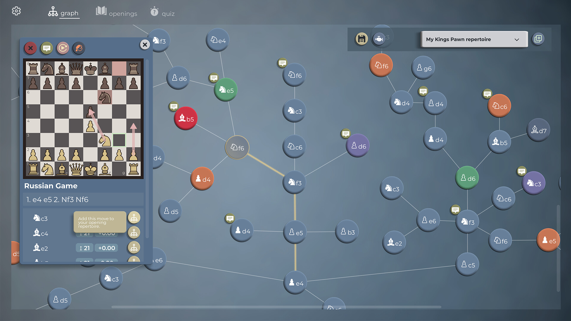 Chess Opening Repertoire Builder screenshot 1