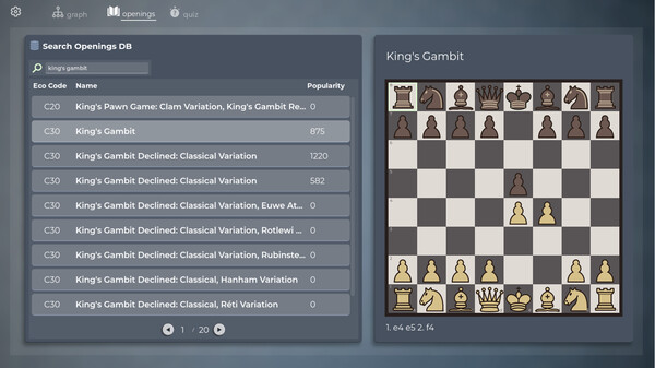 Chess Opening Repertoire Builderfor windows and Linux 1