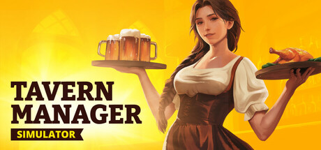 Steam header art for Tavern Manager Simulator