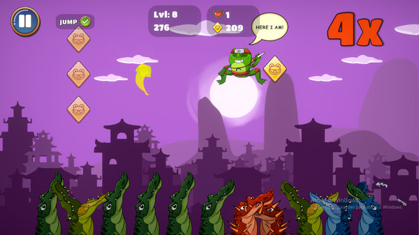 Скриншот из Ninja Frogs