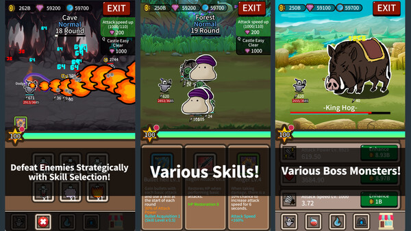 Lonely Knight - Idle Roguelike RPG game for windows Pc 1