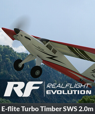 RealFlight Evolution - E-flite Turbo Timber SWS 2.0m