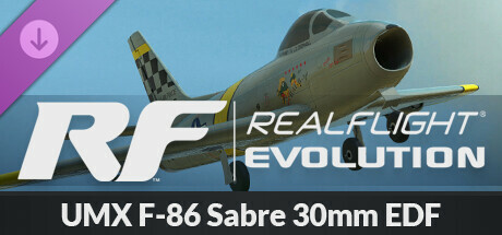 RealFlight Evolution - E-flite UMX F-86 Sabre 30mm EDF banner image