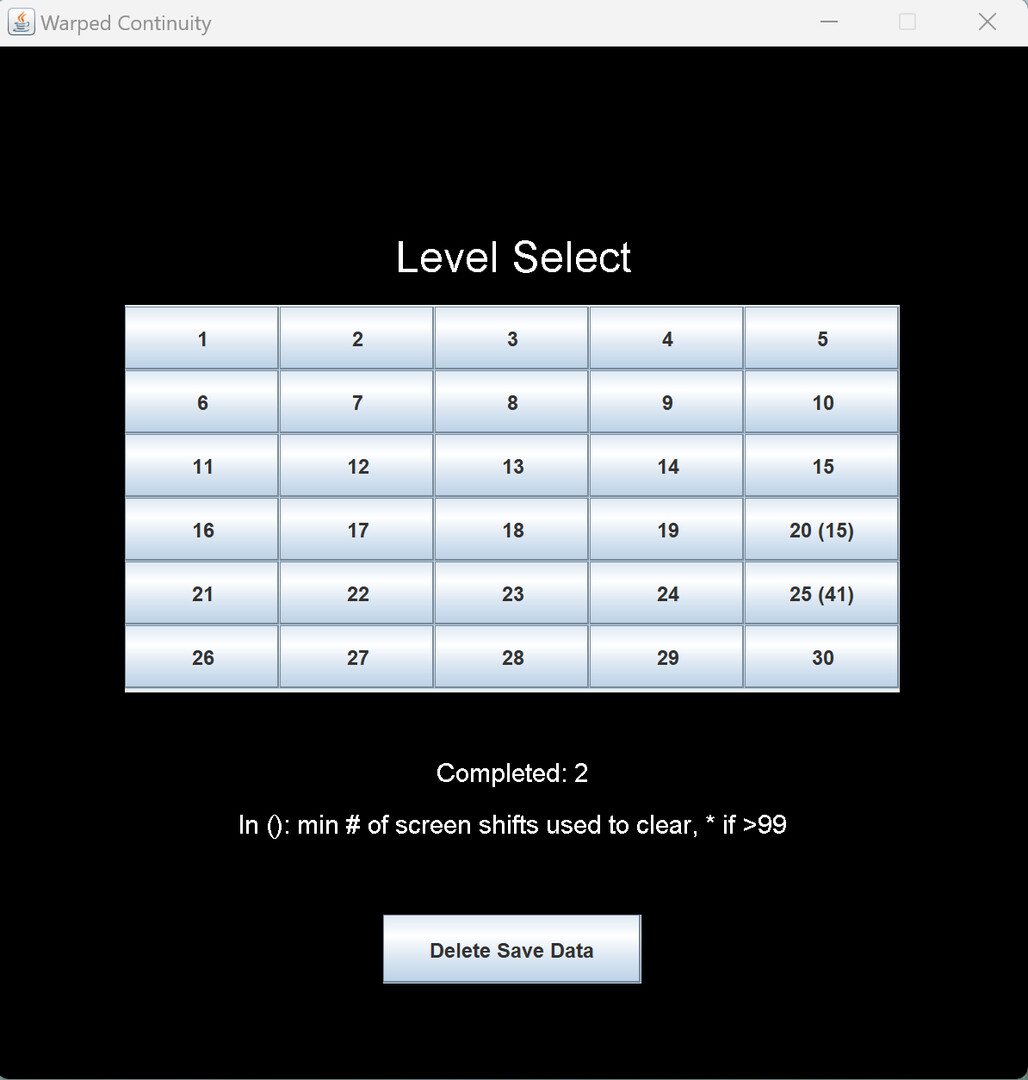 Warped Continuity screenshot 1