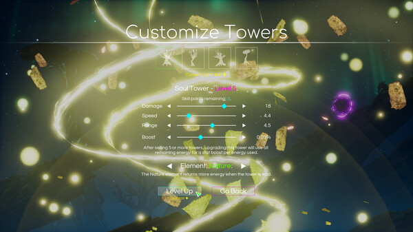Скриншот из Space Nature Attack Tower Defense
