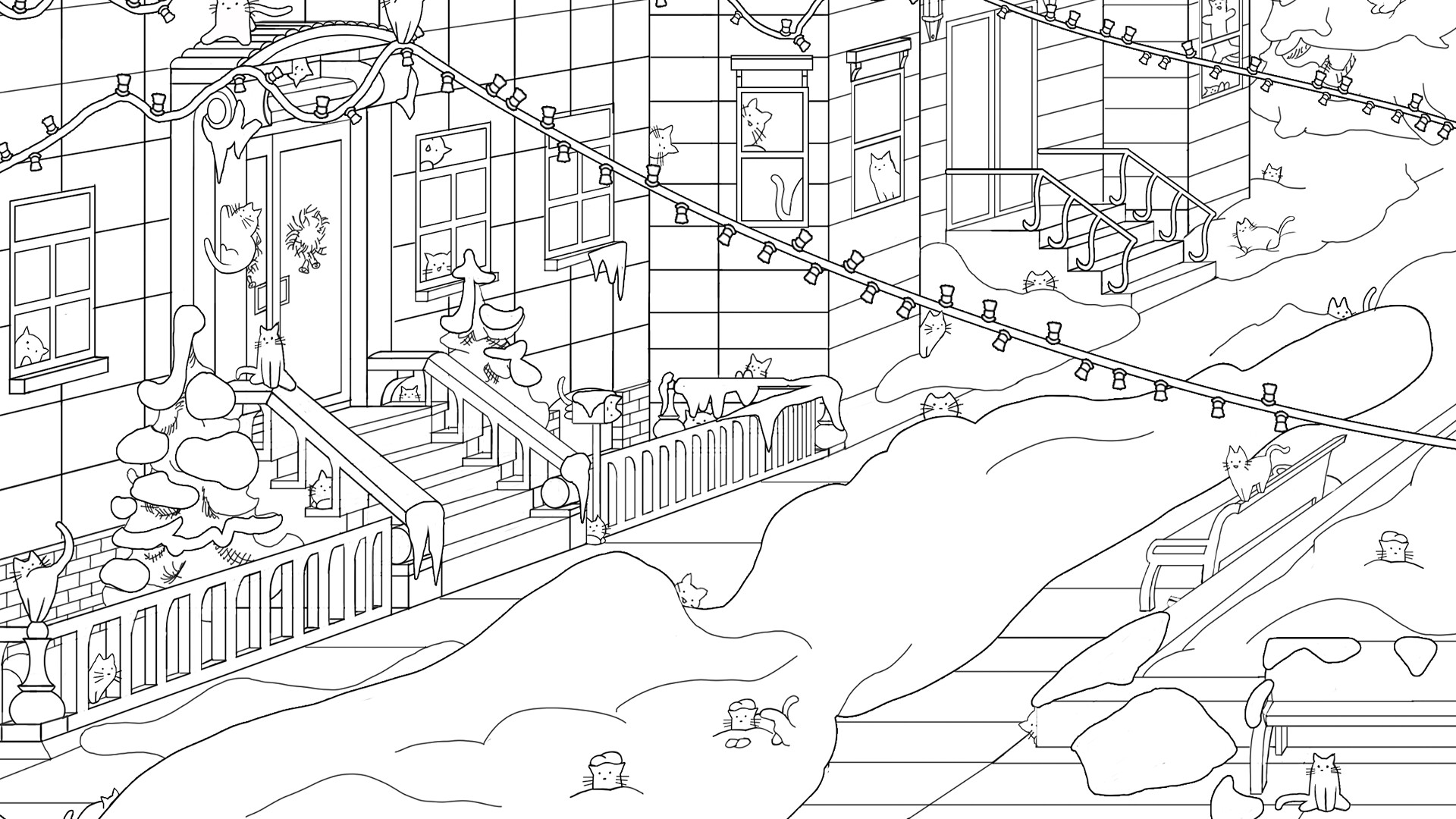 Hidden Winter Cats screenshot screenshot 2