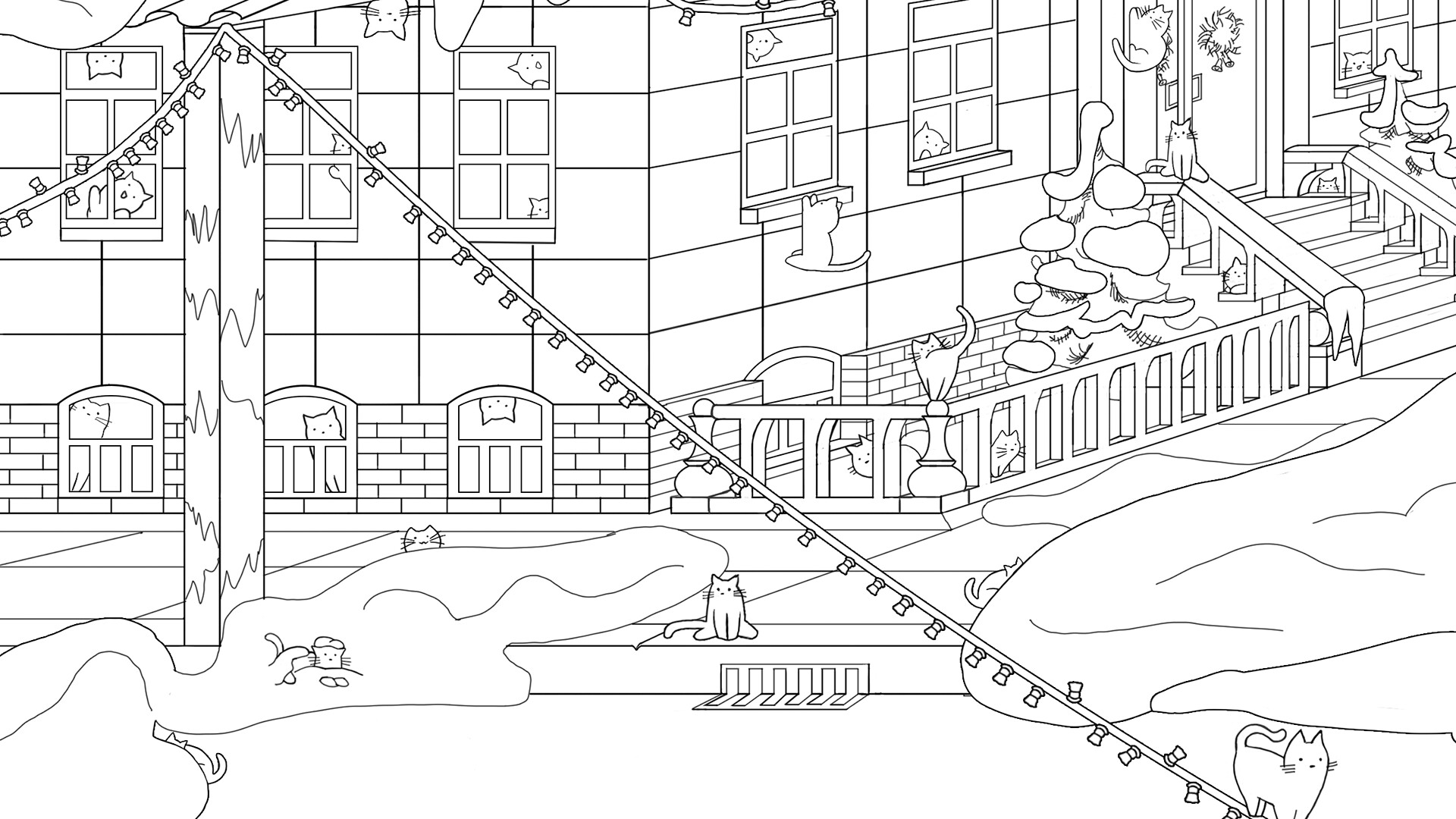 Hidden Winter Cats screenshot screenshot 4