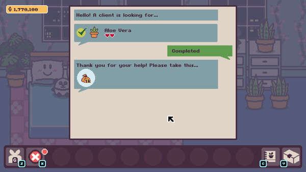 Plantabi: Little Garden game for Linux 1