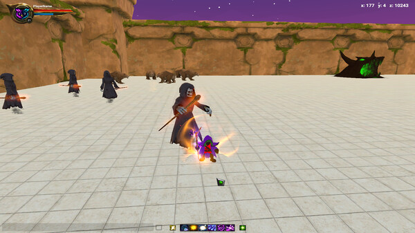 Скриншот из Wizard War Online