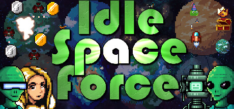 Idle Space Force: Retro Clicker header banner