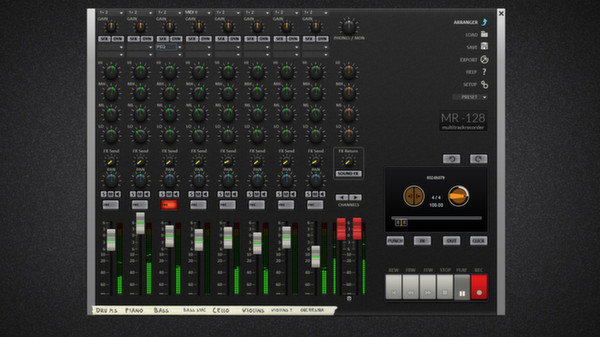 скриншот MAGIX Samplitude Music Studio 2014 1