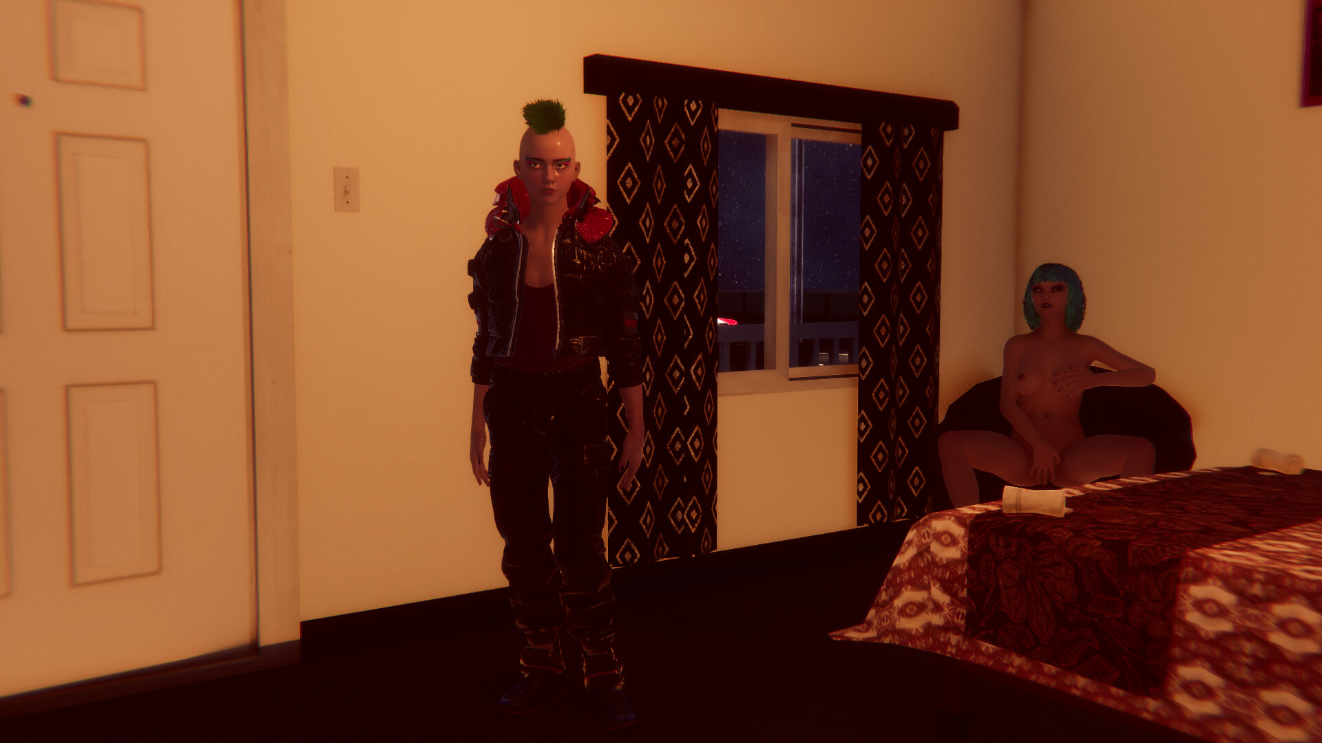 Cyberpunk men for Sex motel screenshot screenshot 18