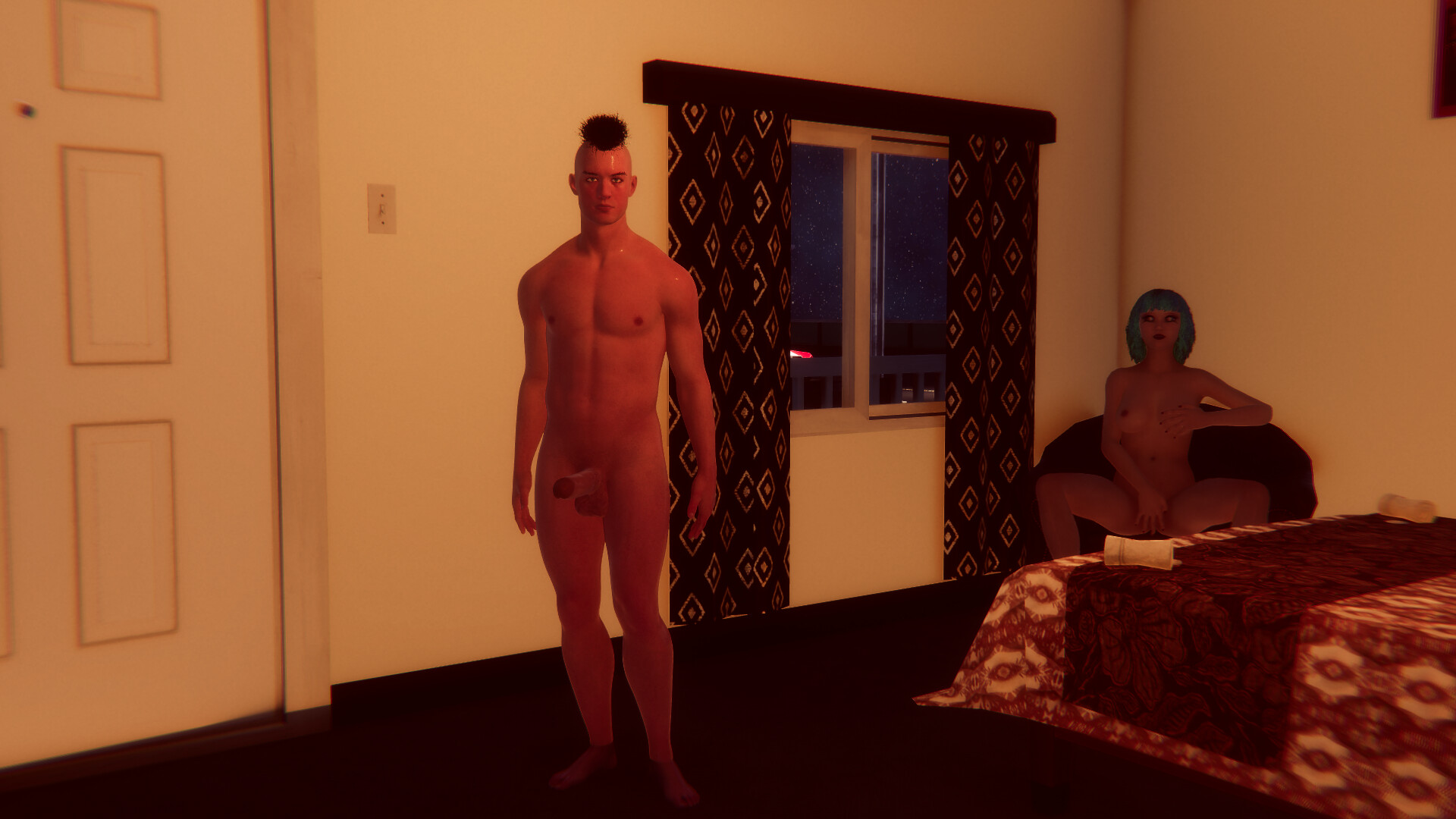Cyberpunk men for Sex motel screenshot screenshot 10