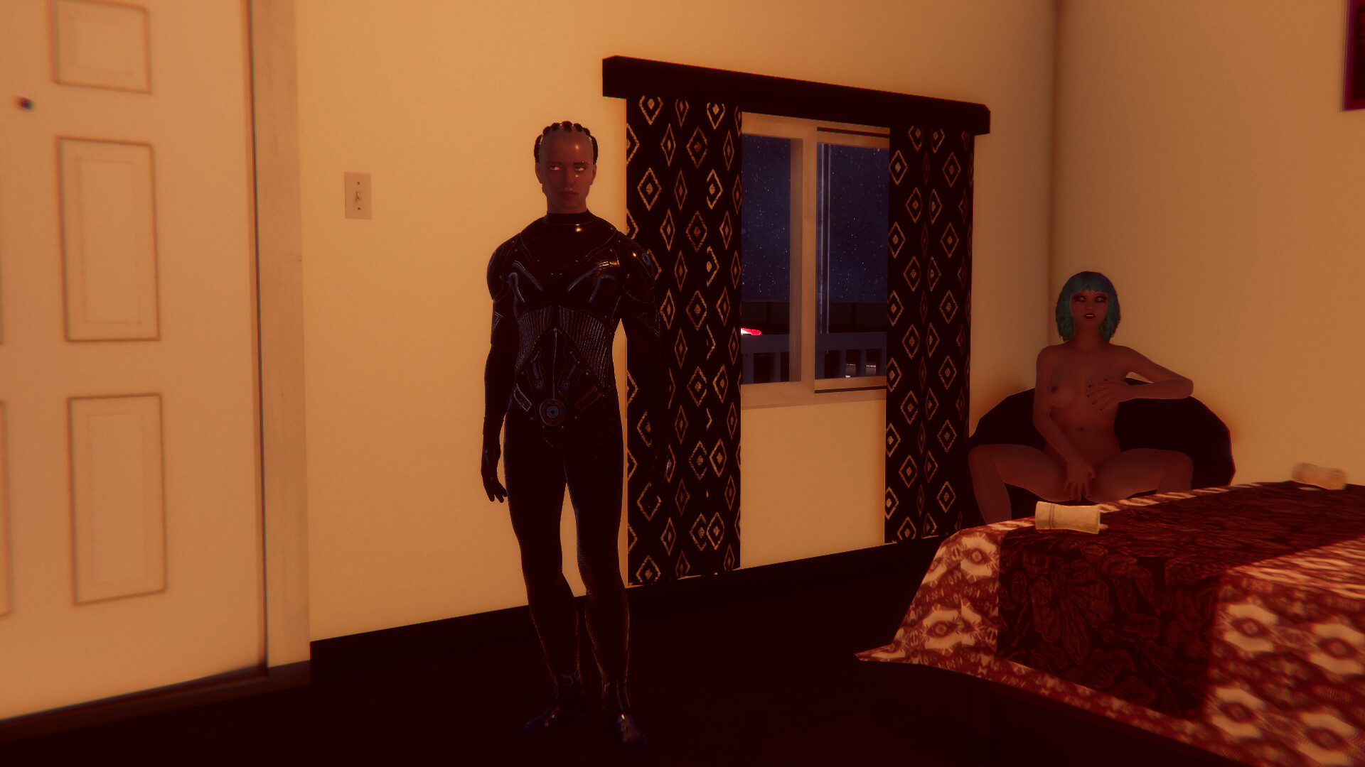 Cyberpunk men for Sex motel screenshot screenshot 1