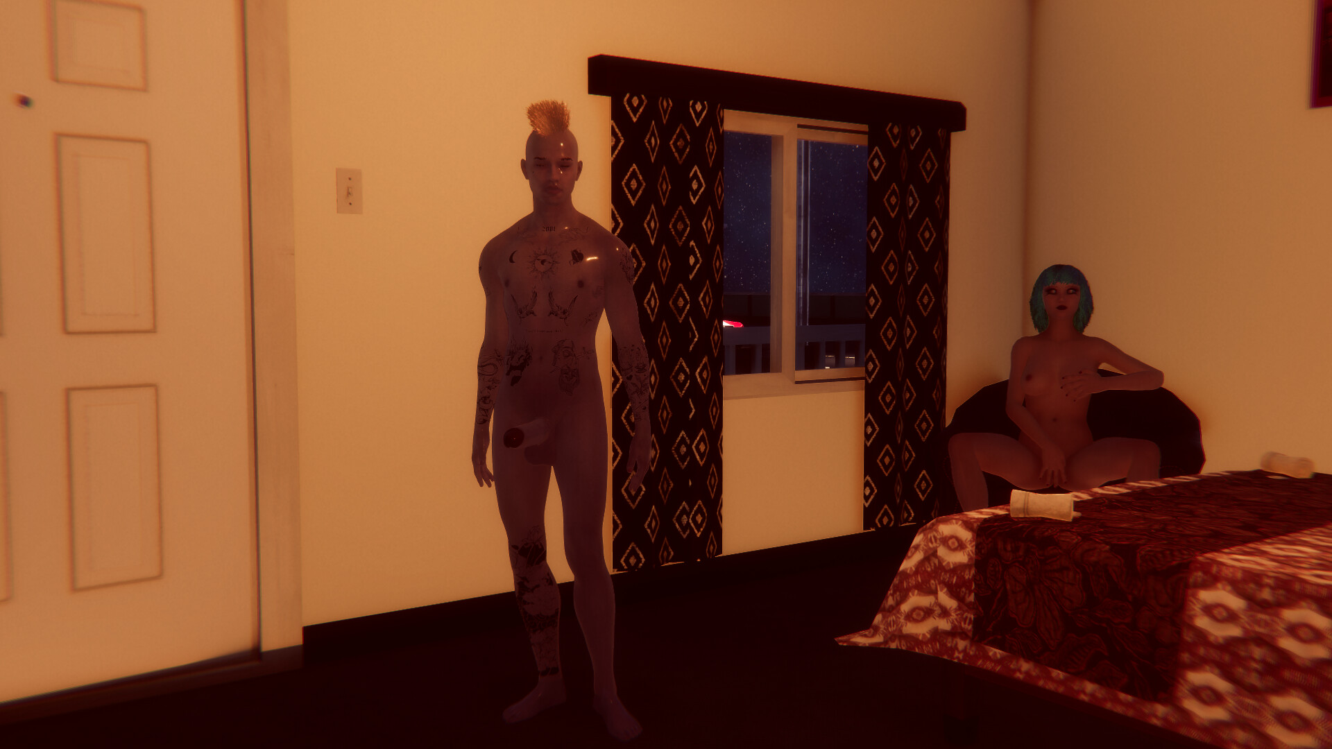Cyberpunk men for Sex motel screenshot screenshot 17