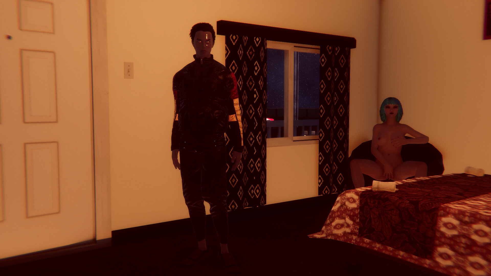 Cyberpunk men for Sex motel screenshot screenshot 6