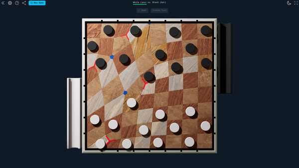 Checkers Twist game for Linux 1