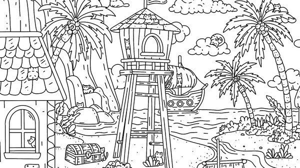 Скриншот из 100 Pirate Cats