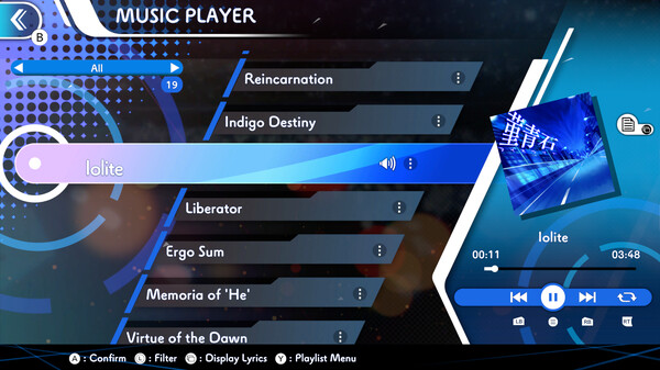 GUNVOLT RECORDS Cychronicle Song Pack 6 Lumen & Luxia: ♪Nebulous Clock ♪Iolite ♪Paradox Stage ♪Afsān