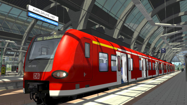 Train Simulator: The Rhine Railway: Mannheim - Karlsruhe Route Add-On for steam