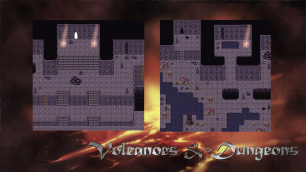 скриншот RPG Maker: Dungeons and Volcanoes Tile Pack 3
