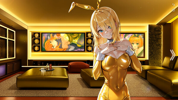 Скриншот из Bunny-girl with Golden tummy