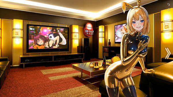 Скриншот из Bunny-girl with Golden tummy