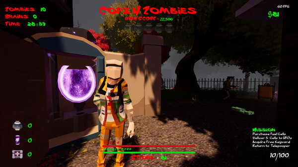 Copz N Zombies game for windows Pc 1