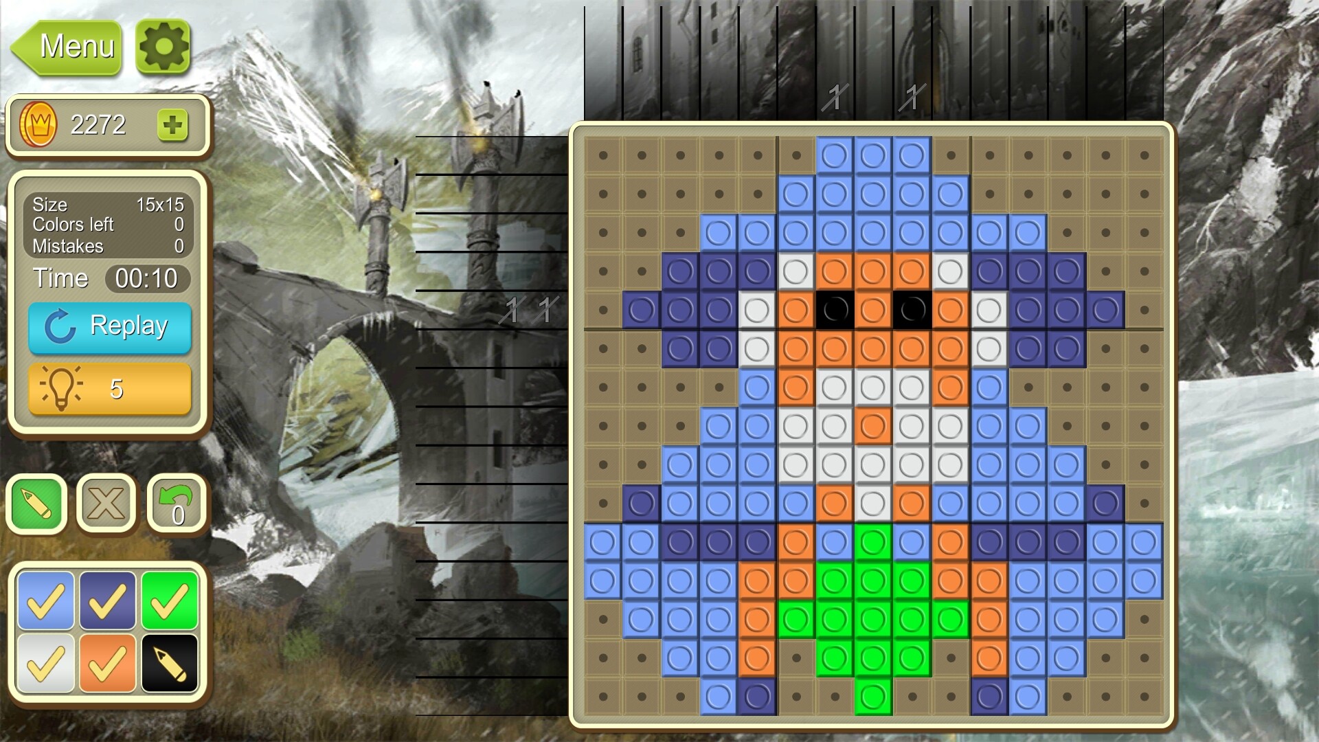 Simple Mosaics - Nonogram Puzzles screenshot 1