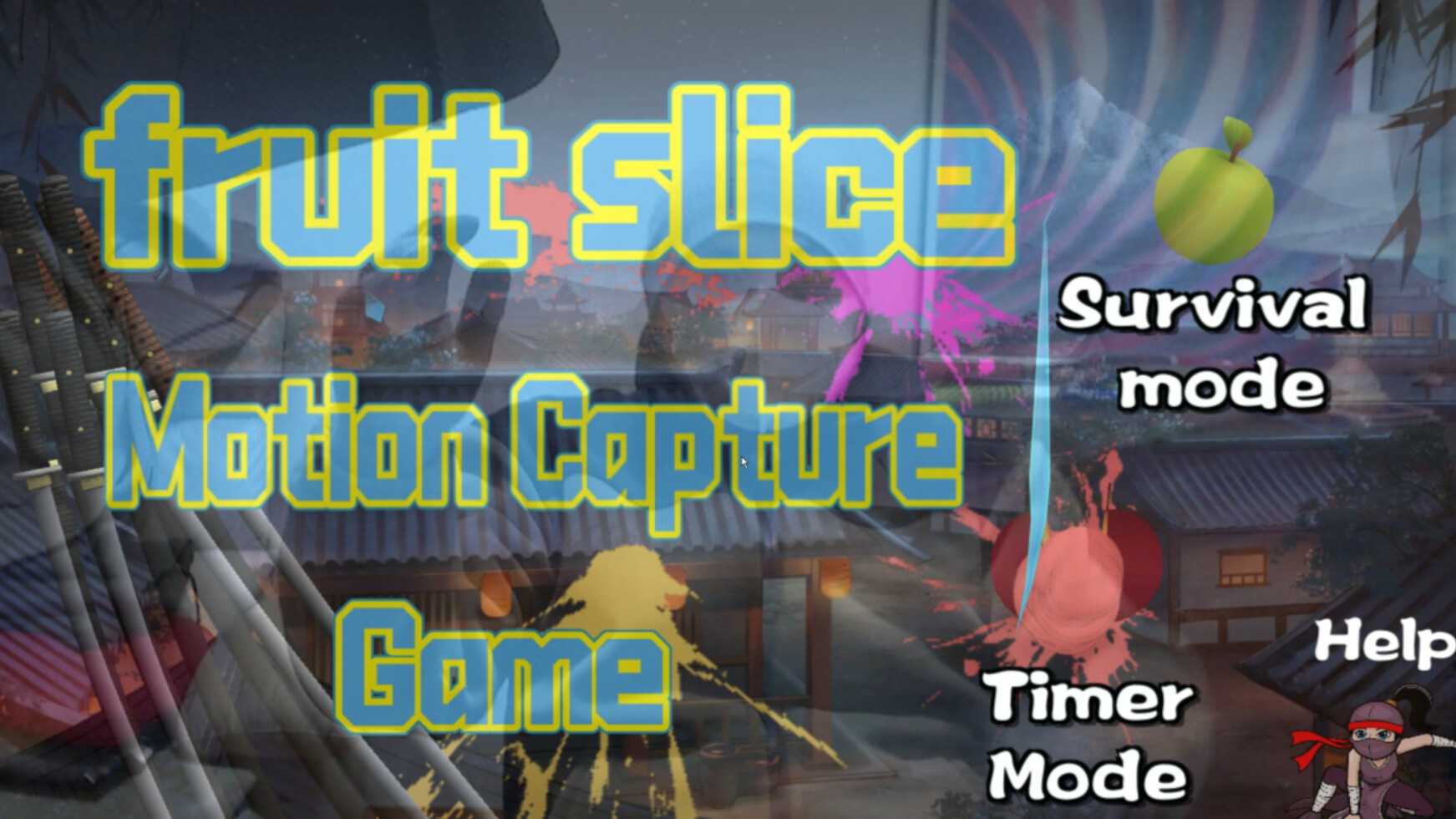 Fruit Slice by Motion Capture #0