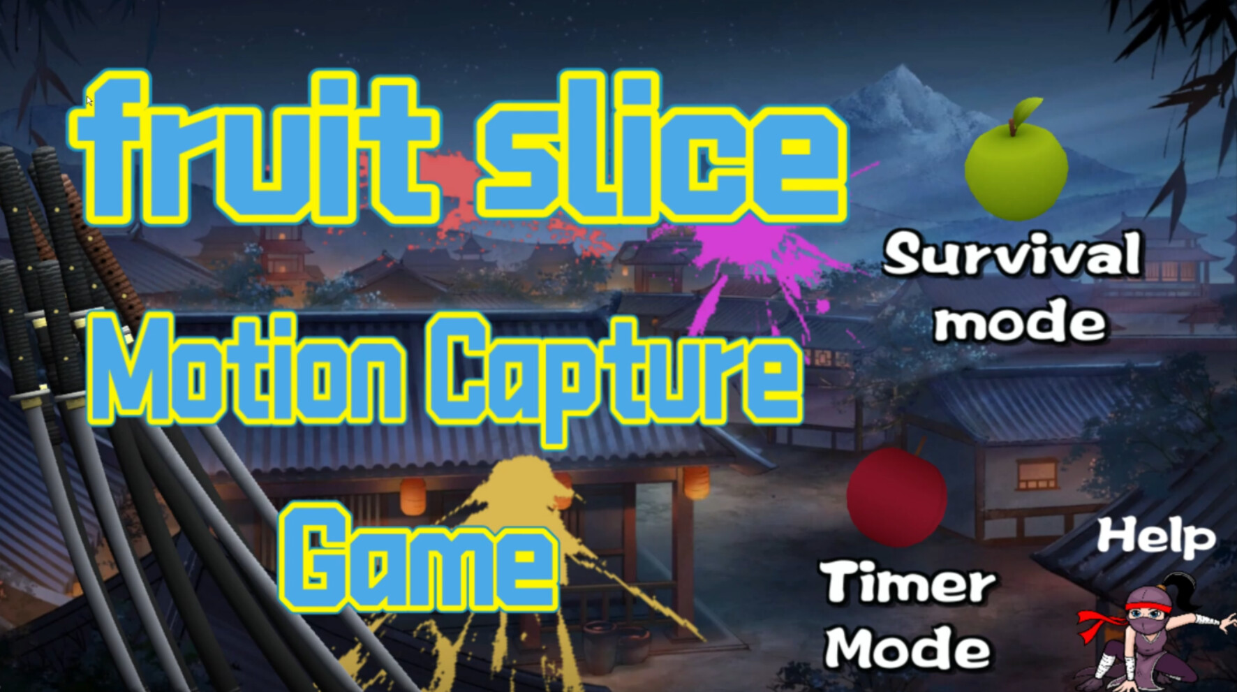 Fruit Slice by Motion Capture #5