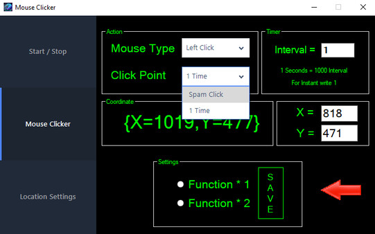 Скриншот из Mouse Clicker